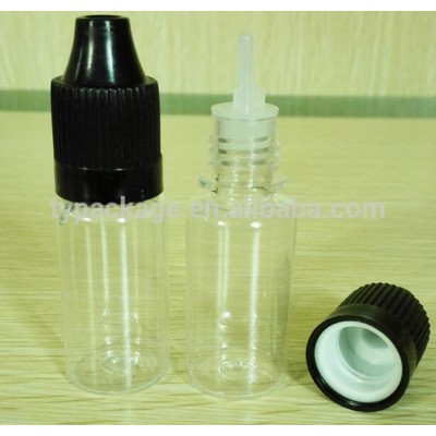 2017 hot selling 5ml PET plastic dropper bottles amber dropper bottle with child tamper proof cap