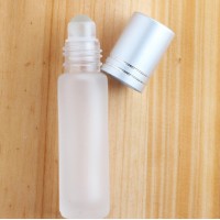 Factory 10ml matte clear glass roll on essential oil bottle for perfume