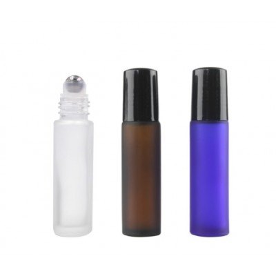 Wholesale glass roll on bottle 10 ml roller ball perfume bottle