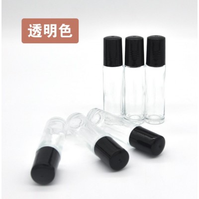 wholesales  5ml 10ml clear  essential oil roll on glass bottle perfume bottle